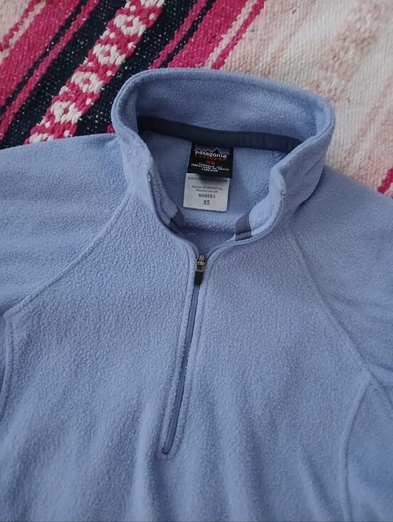 Patagonia Tops - Patagonia Capilene Fleeced Baselayer Midweight Light Blue Womens XS